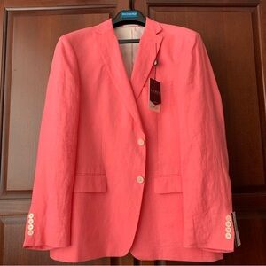 RALPH LAUREN LASSITER 100% LINEN BLAZER / SPORT JACKET / MEN SZ 42 REG NWT $275